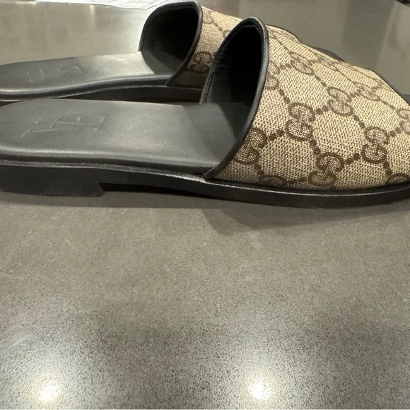 Vintage Boho Repurposed Gucci Slide Sandals - Picture 3 of 5